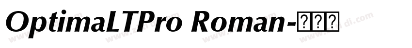 OptimaLTPro Roman字体转换 OptimaLTPro Roman字体转换